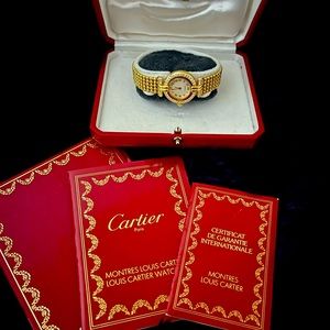 Cartier Colisee Watch with diamonds.